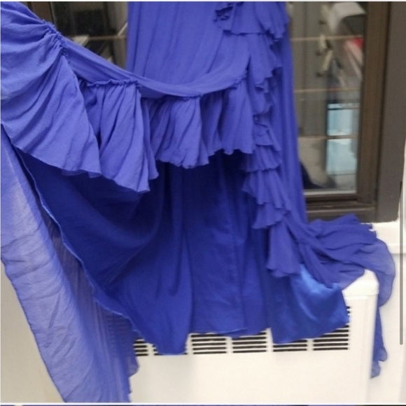 Mikael Aghal Strapless Origami Bodice Gown - Picture 5 of 7